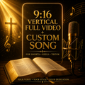 9:16 Vertical Full Video + Custom Song — 60–90 seconds
